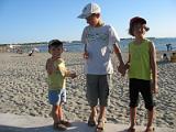Avec Loic et Lucille le 12 Aout 2009